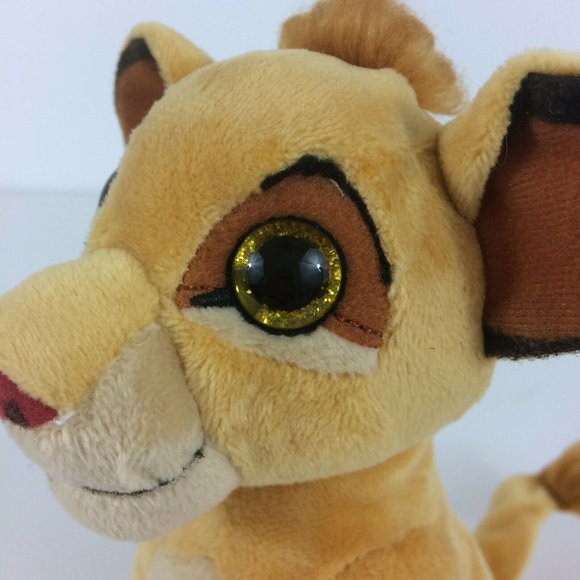 TY Sparkle Disney The Lion King Simba Plush 7" Cub Stuffed Animal Glitter Eyes - Picture 5 of 12